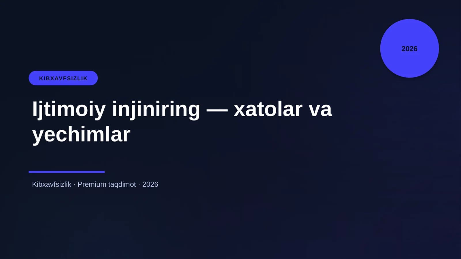 KIBXAVFSIZLIK