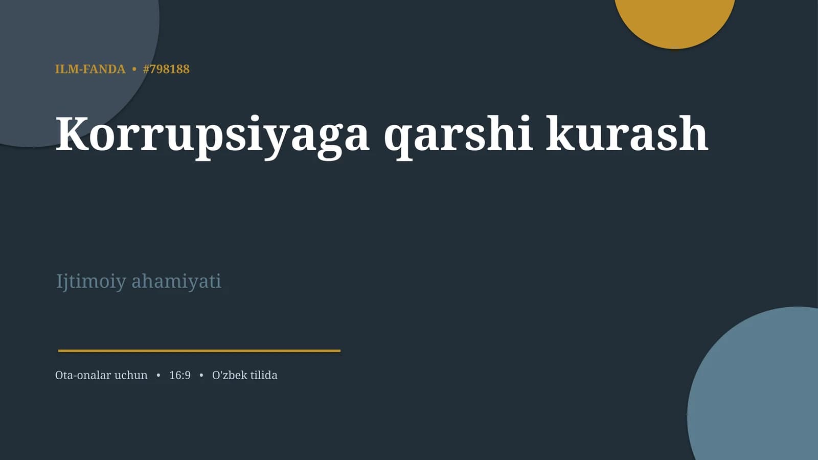 Korrupsiyaga qarshi kurash