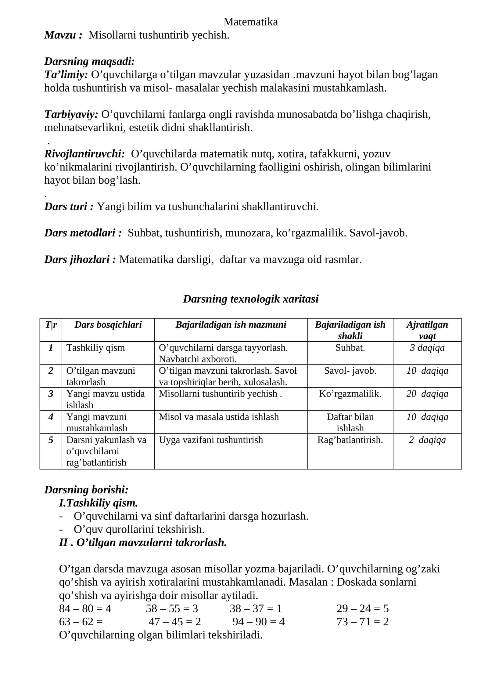 Matematika