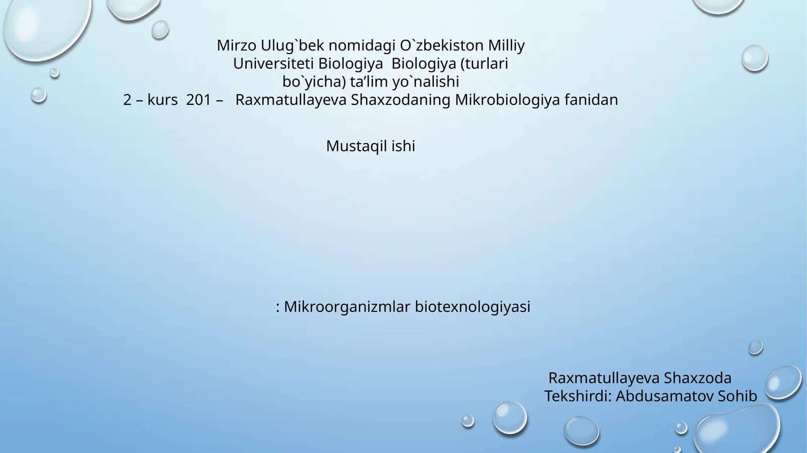 Mikrobbiotexnologiyasi