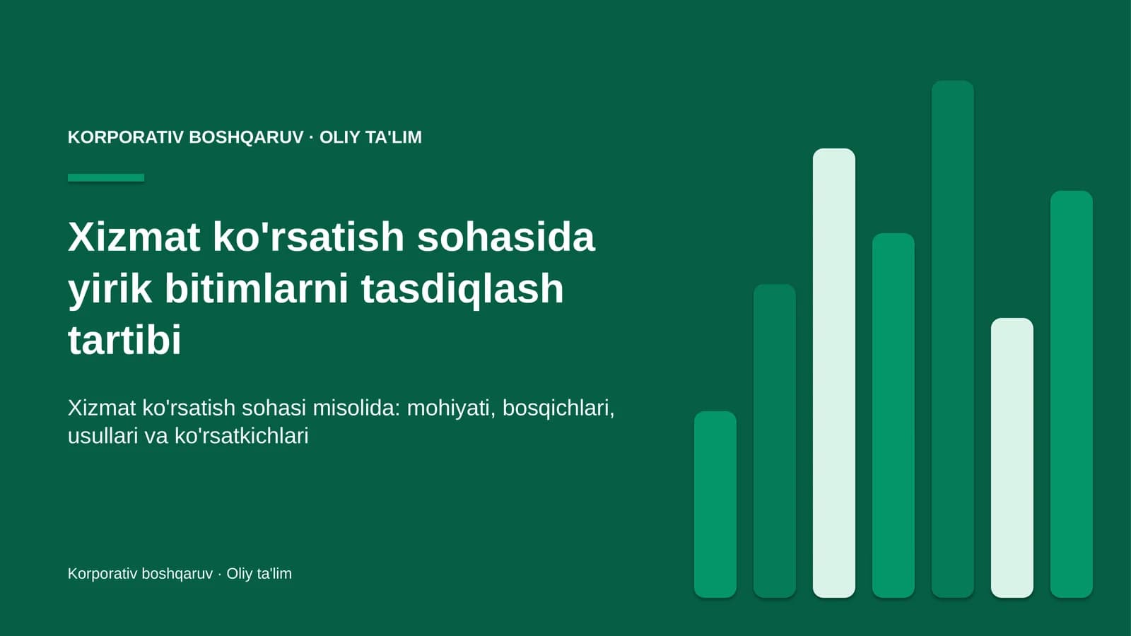 xizmat ko'rsatish sohasida yirik bitimlarni tasdiqlash tartibi 9592