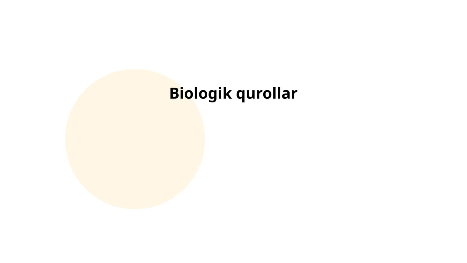 Biologik qurollar