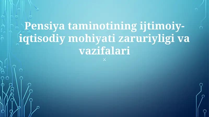 Pension Ta'minoti Zaruriyati