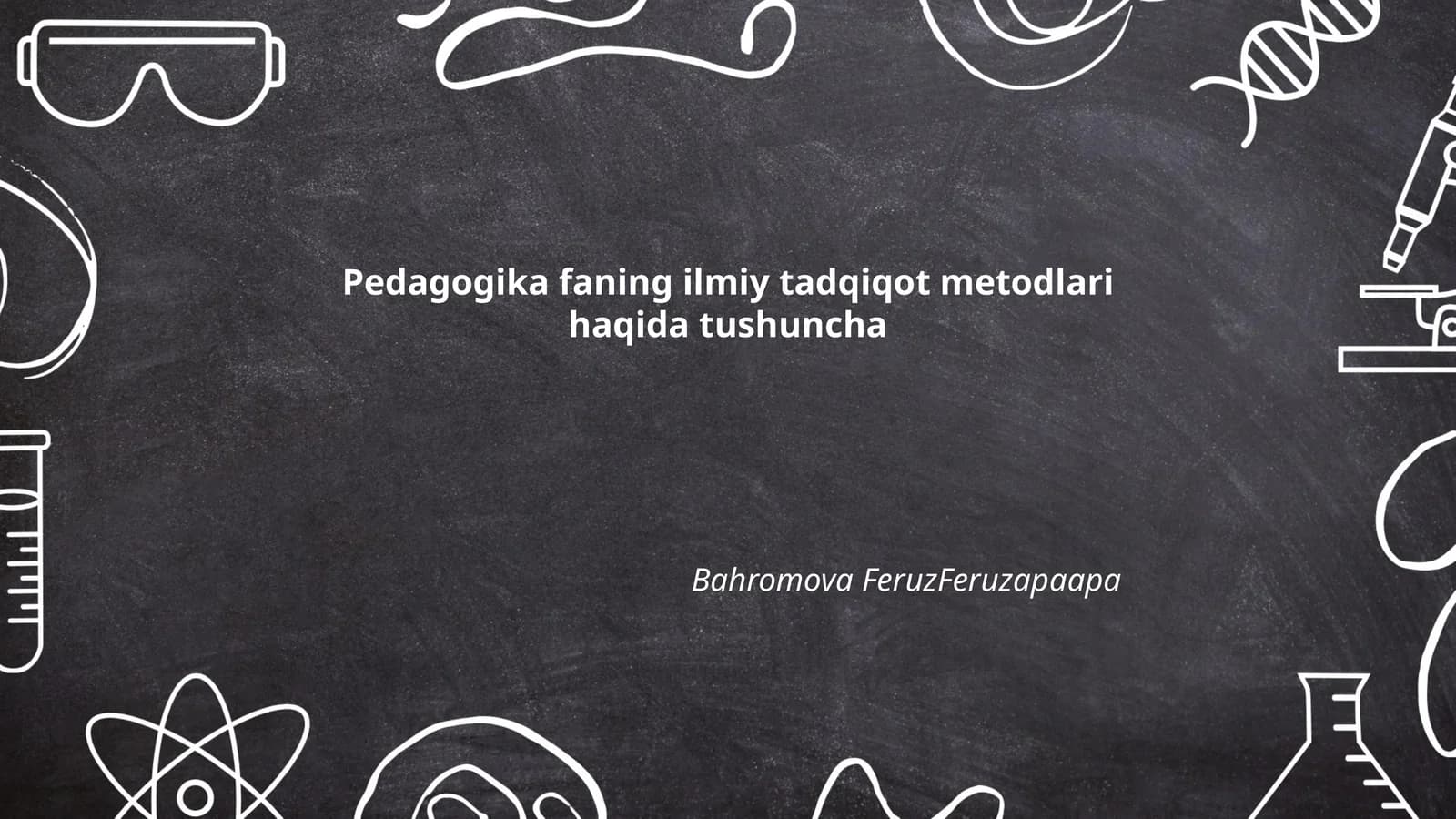 Ilmiy tadqiqot metodlari asoslari