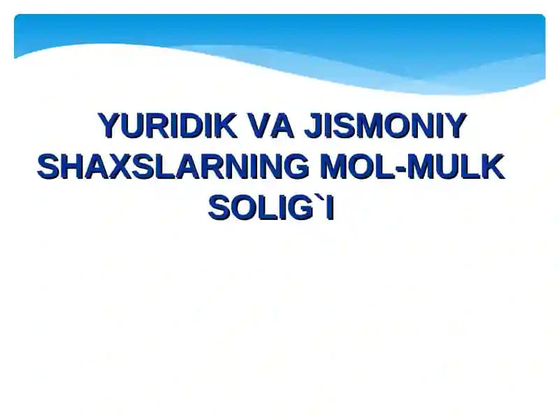 Mol-Mulk Solig'i