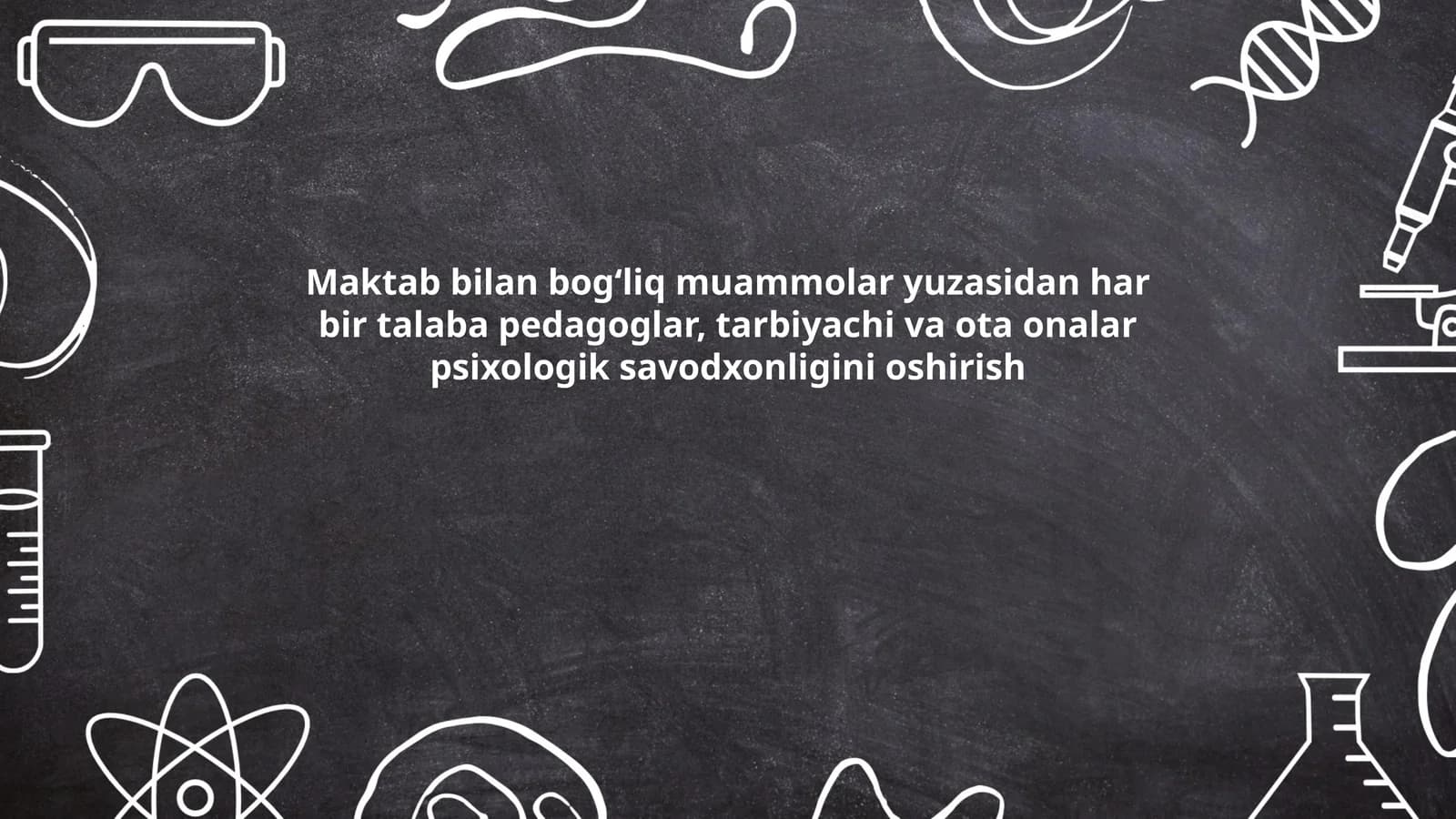Maktabda psixologik xizmatning roli va ahamiyati