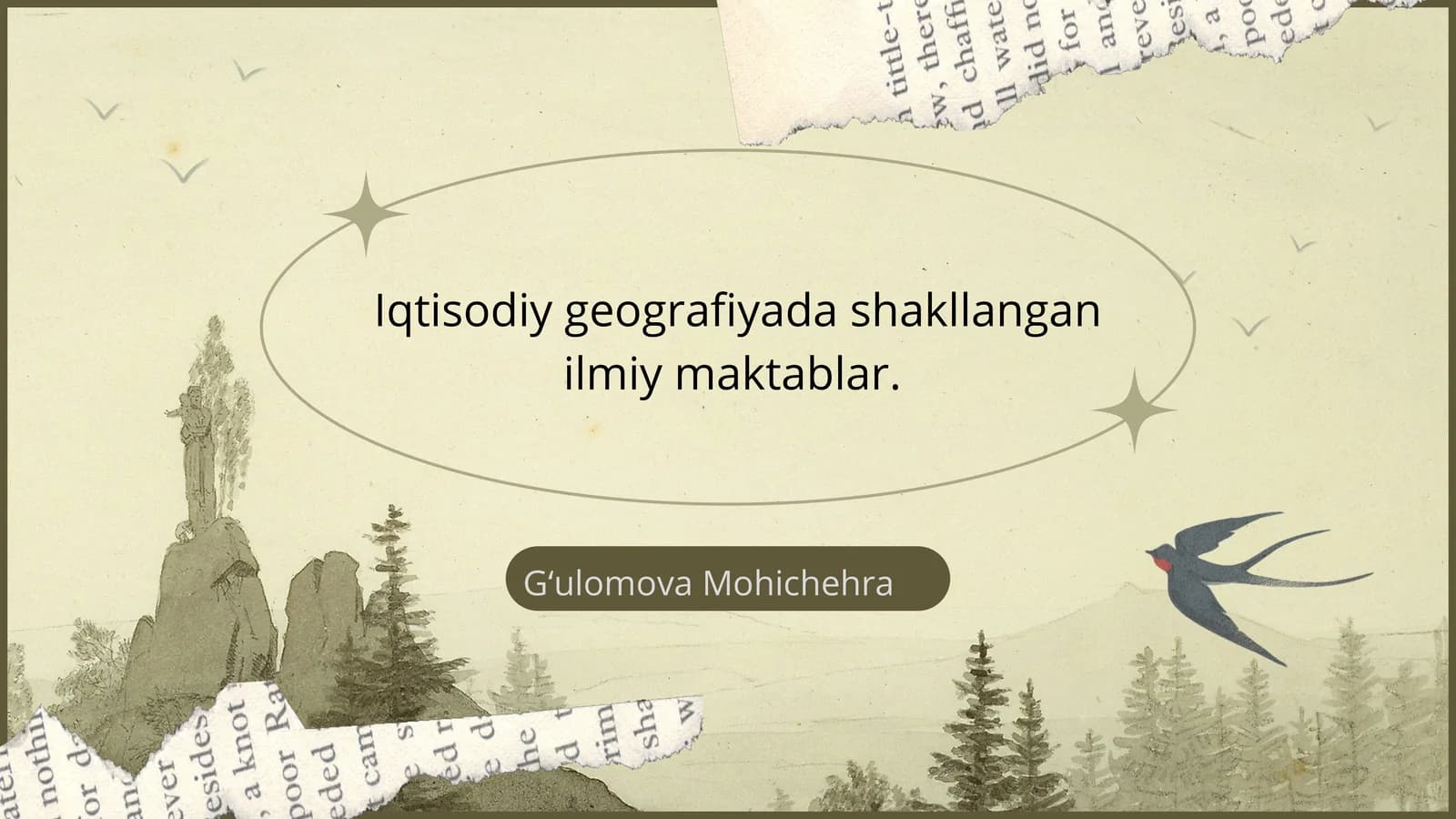 Iqtisodiy geografiyada shakllangan ilmiy maktablar