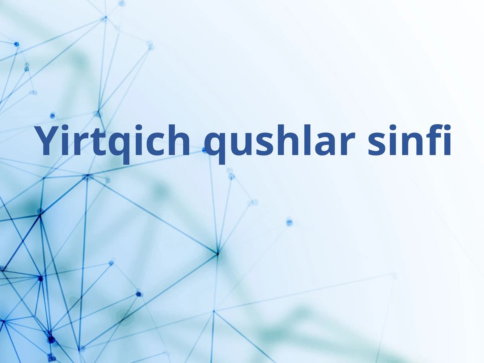 Yirtqichqushlarsinfi