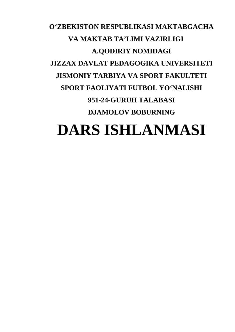 Futbolchilarni maxsus tayyorgarligi
