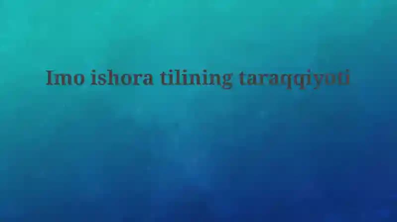 Ishora tilining tarixi va rivojlanishi