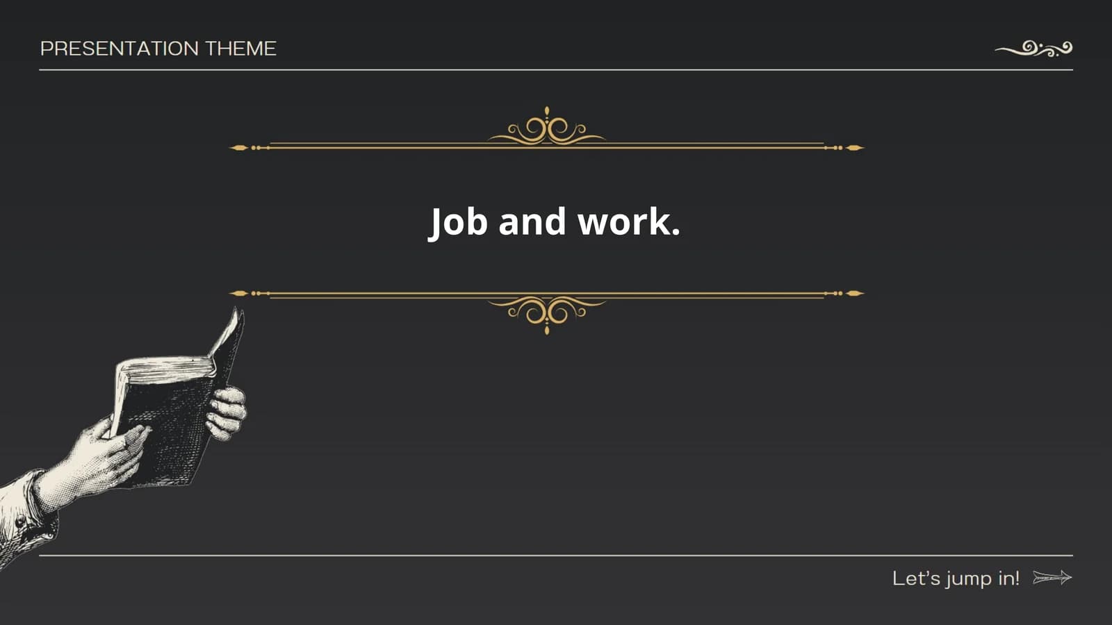 Job and work
