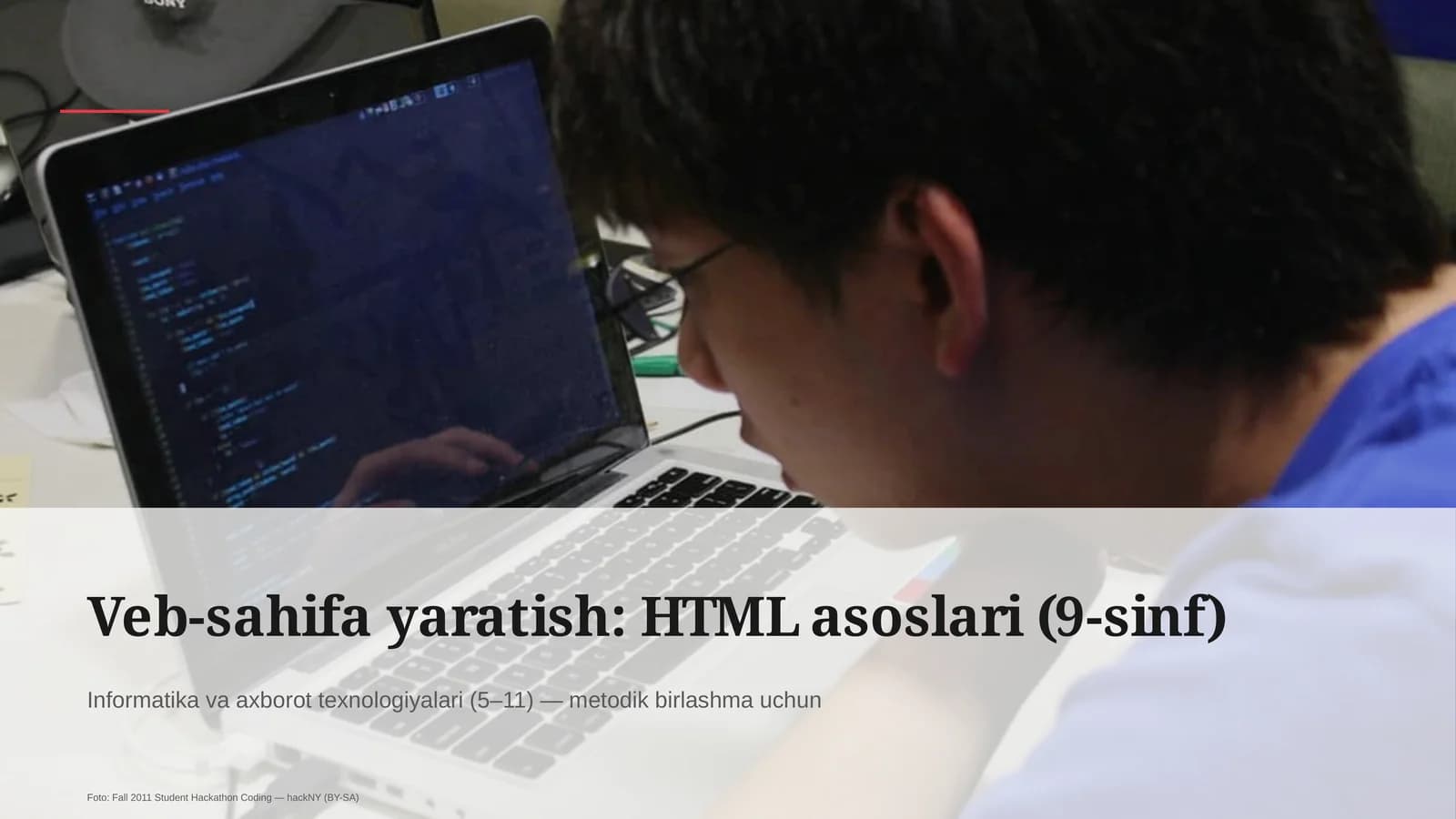 HTML asoslari (9-sinf)