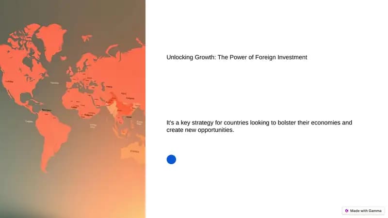 The Power of Foreign Investment
