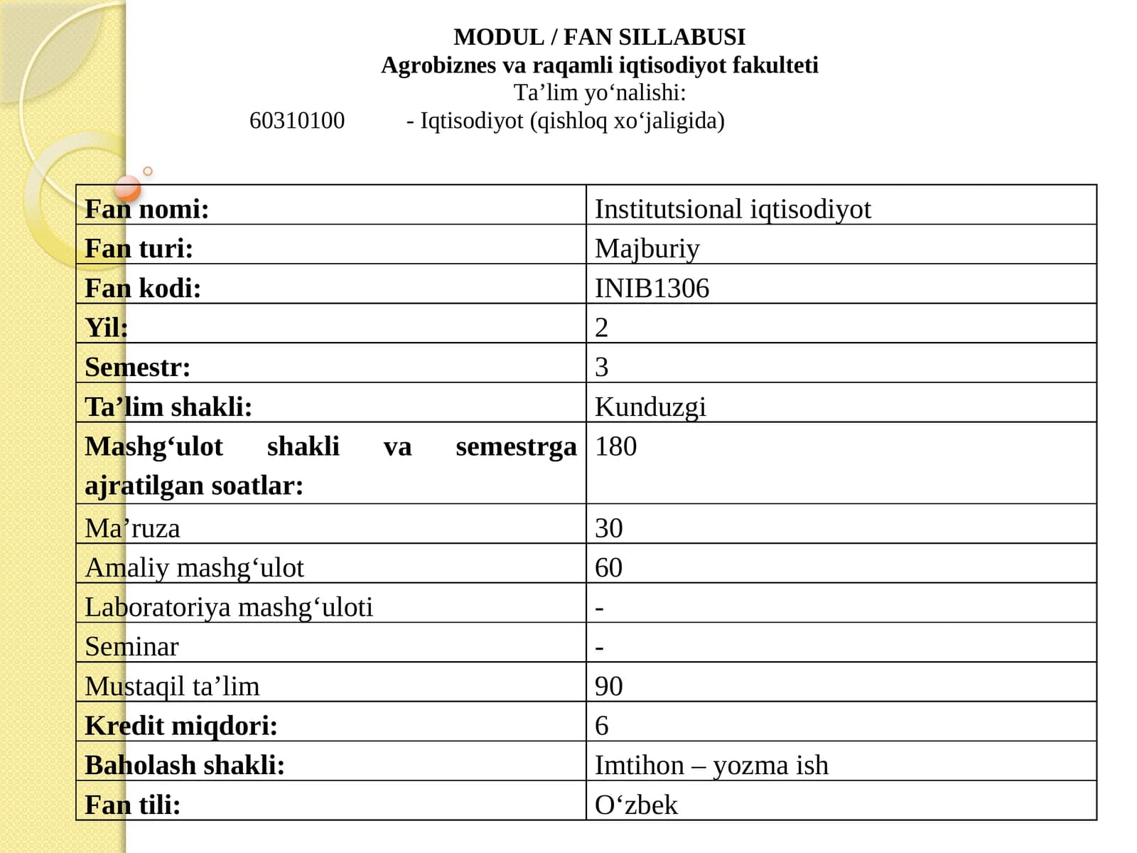 Institutsional iqtisodiyot