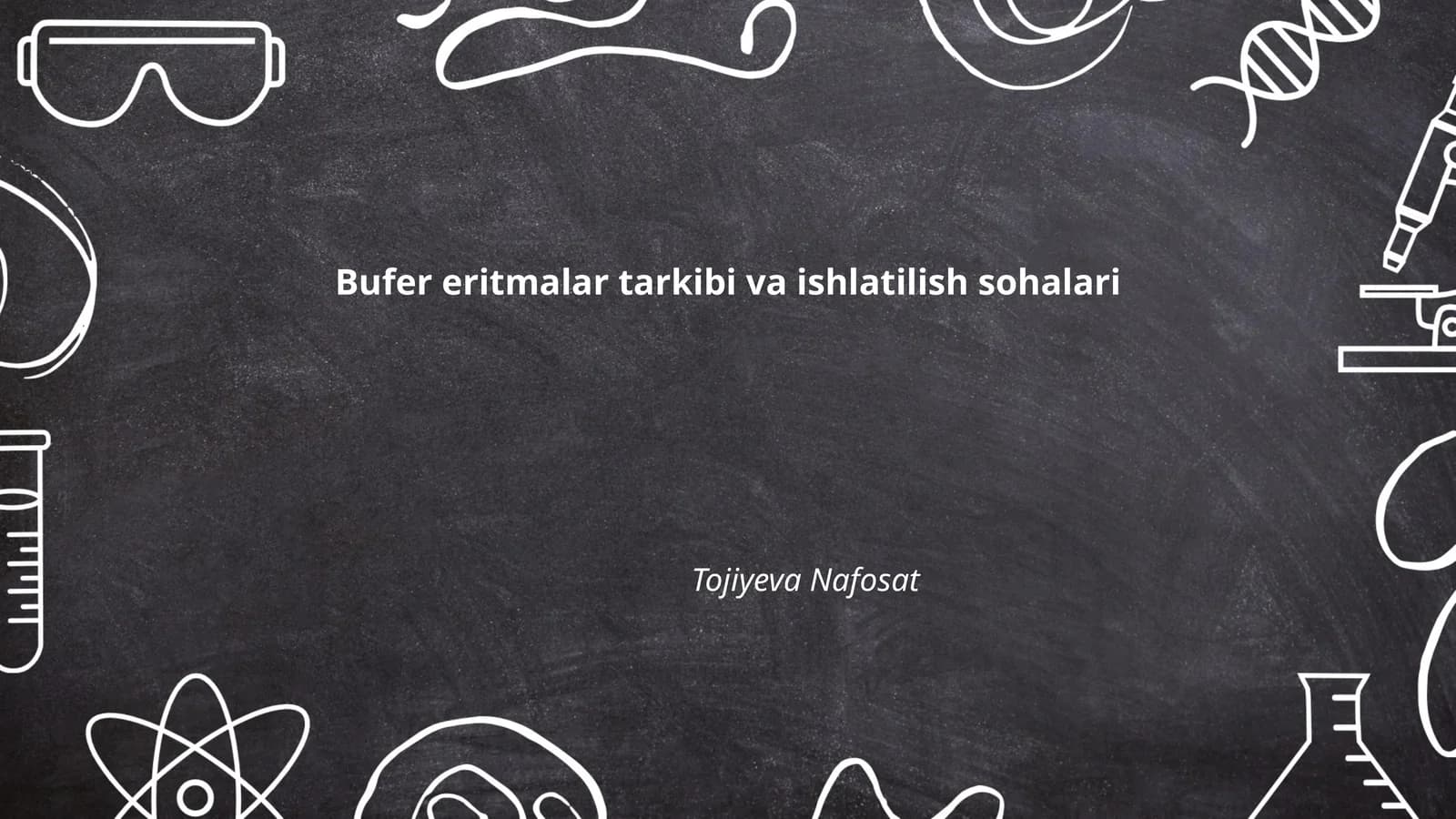 Bufer eritmalar tarkibi va ishlatilish sohalari