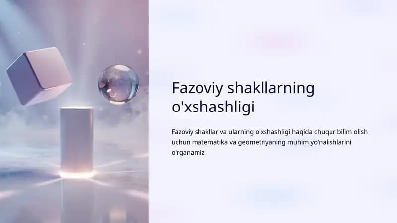 Fazoviy shakllarning o'xshashligi