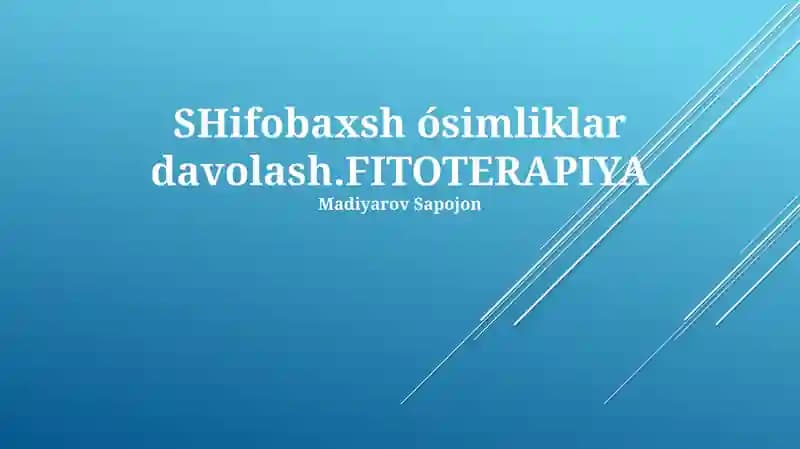 Dorivor o'simliklar