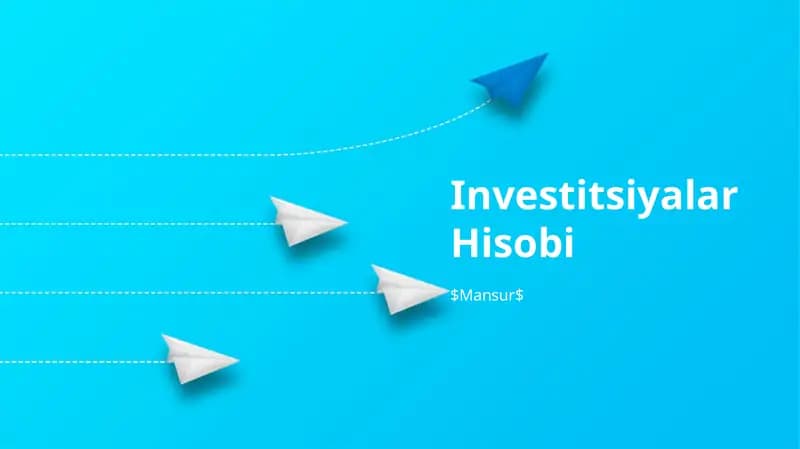 Investitsiyalar Hisobi