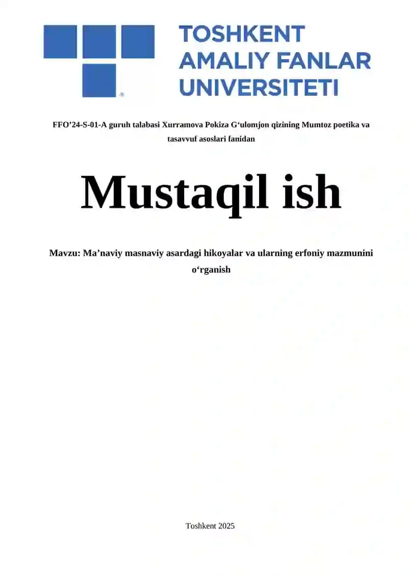 Masnaviyi ma’naviy