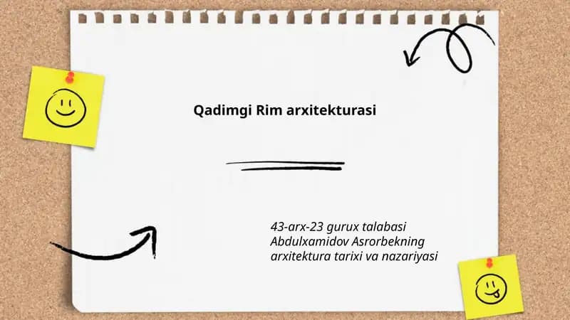 Qadimgi Rim arxitekturasi