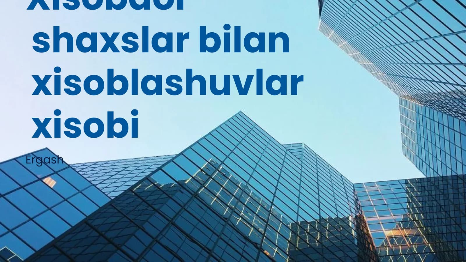 Xisobchilarning Vazifalari