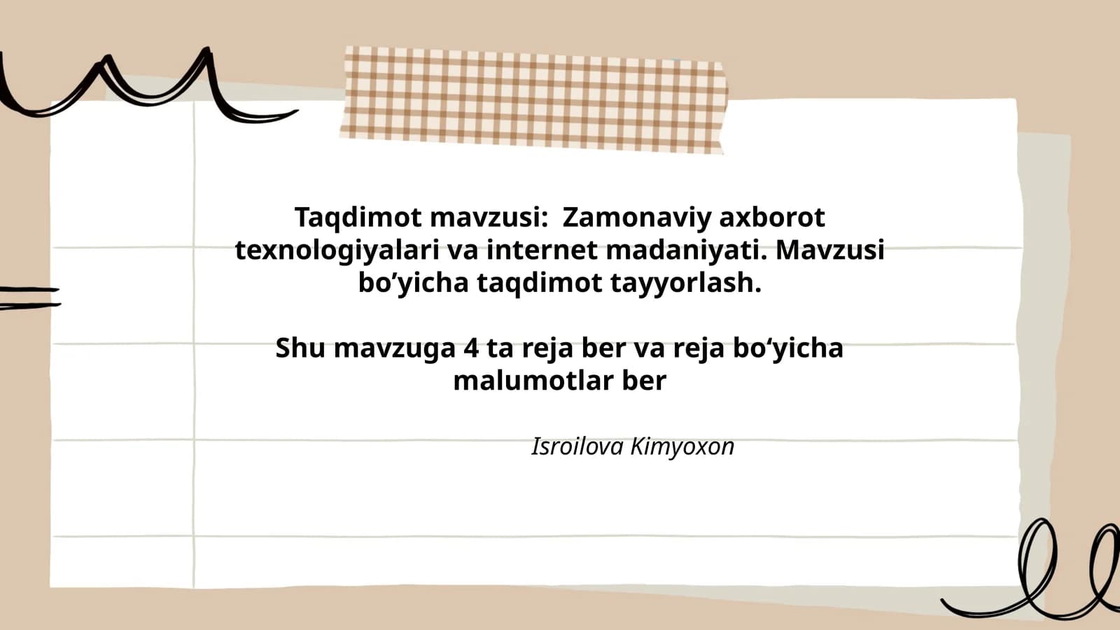 Zamonaviy axborot texnologiyalari va internet madaniyati
