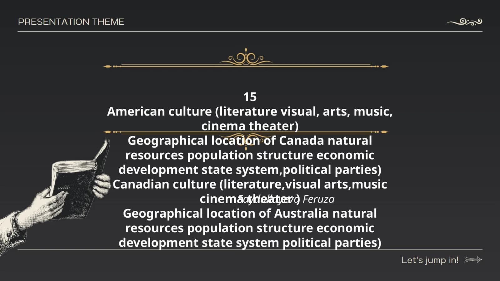 Geographical location of Australia