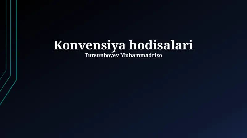 Konvensiya hodisalari