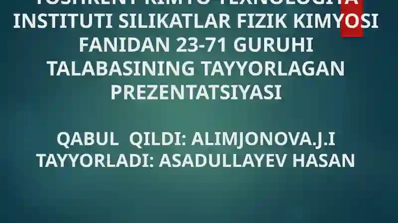 AL2O3 - SIO2 SISTEMASINING HOLAT DIAGRAMMASI