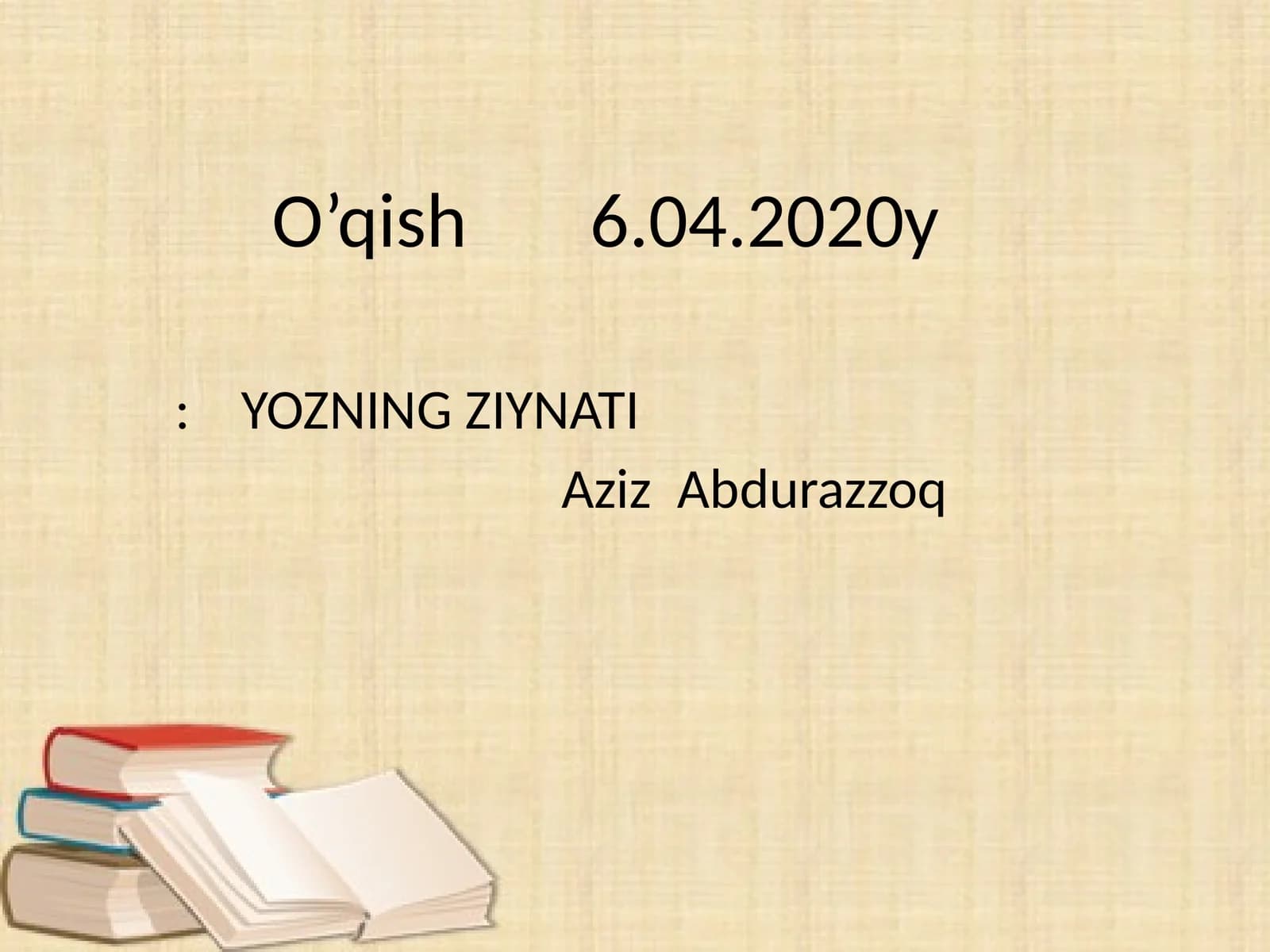 YOZNING ZIYNATI