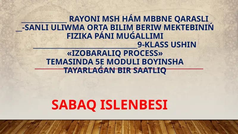 Fizika pani muǵallimi