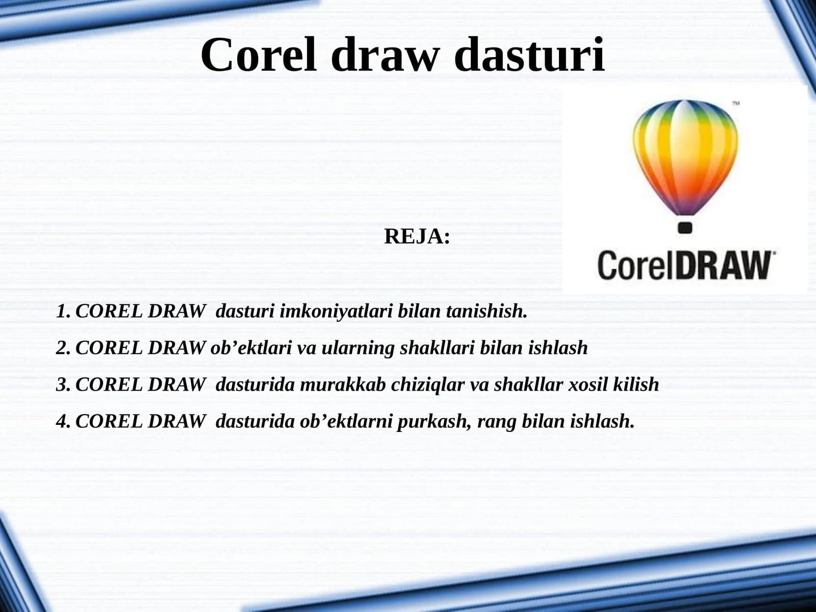 Corel DRAW dasturi