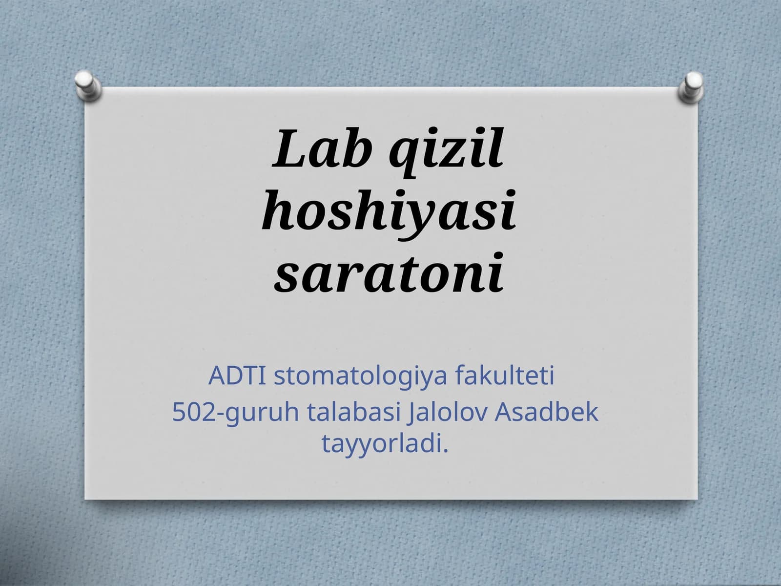Labqizilhoshiyasisaratoni