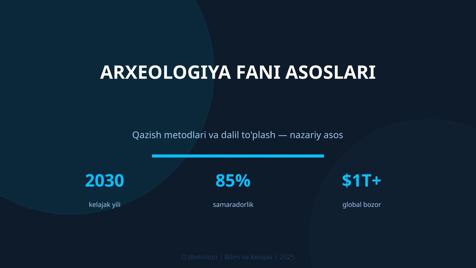Arxeologiya Fangi Asoslari
