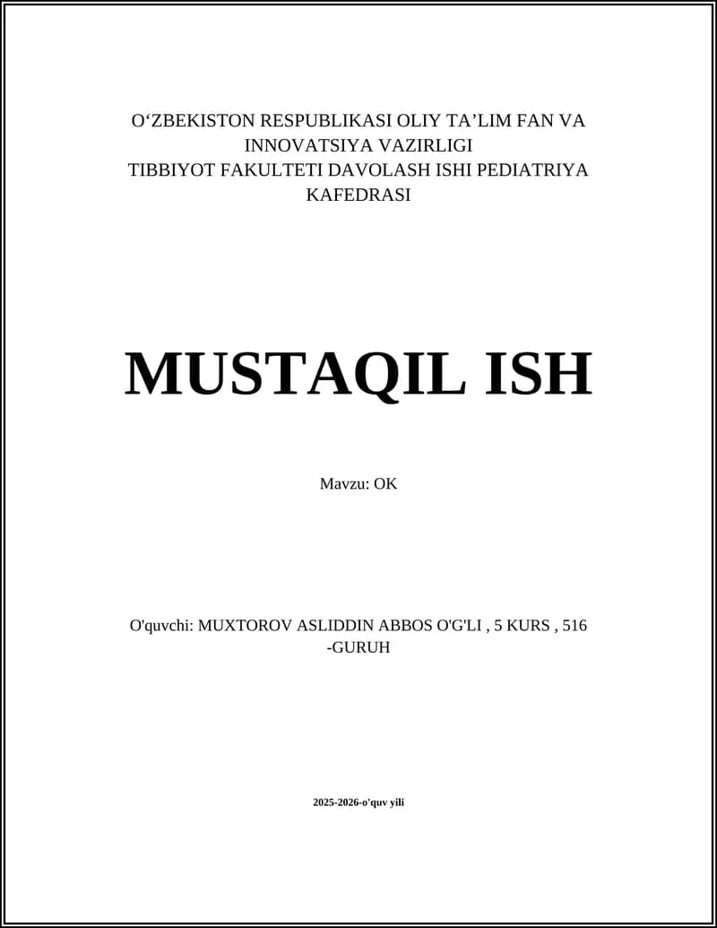 OK soʻzining kelib chiqishi va tarixi