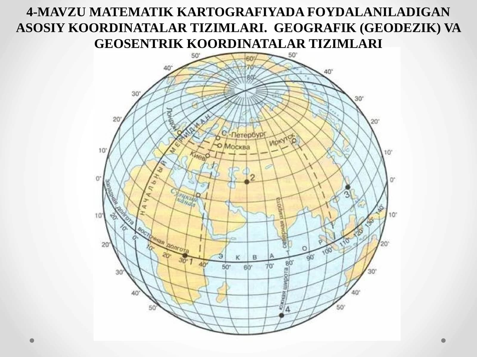 Geografik koordinatalar