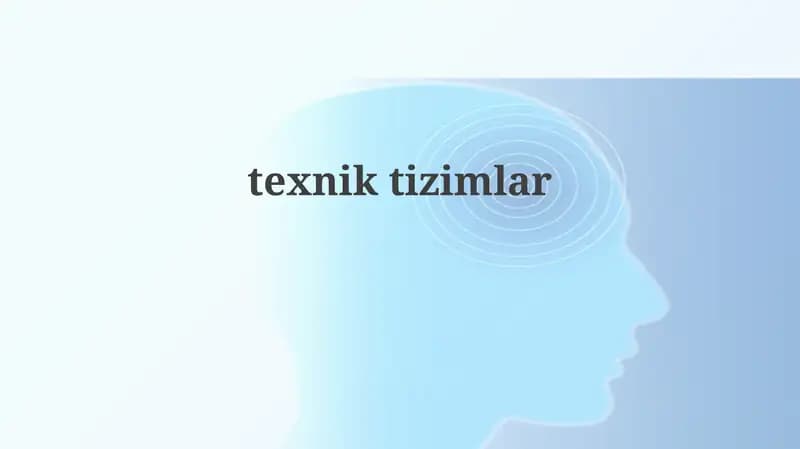 Texnik tizimlar