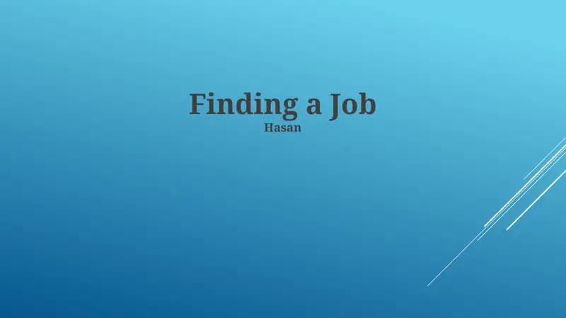 Self-Assessment & Career Goals