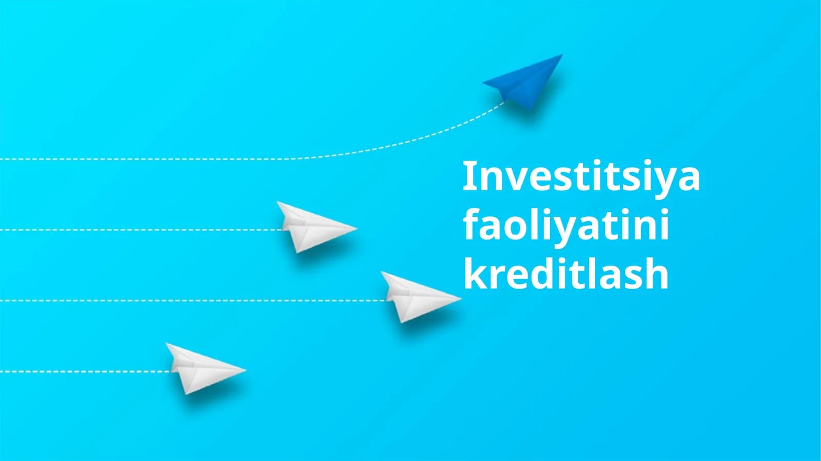 Investitsiya faoliyatini kreditlash