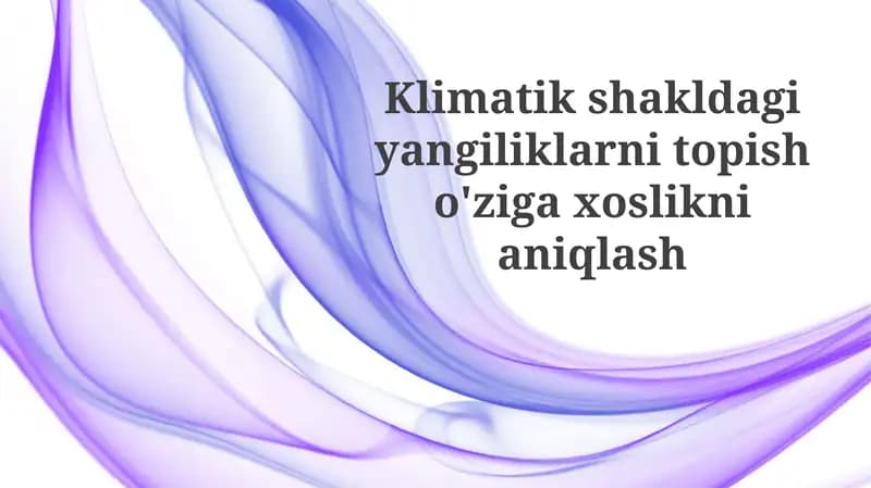 Yagona iqlim yangiliklari namoyishi