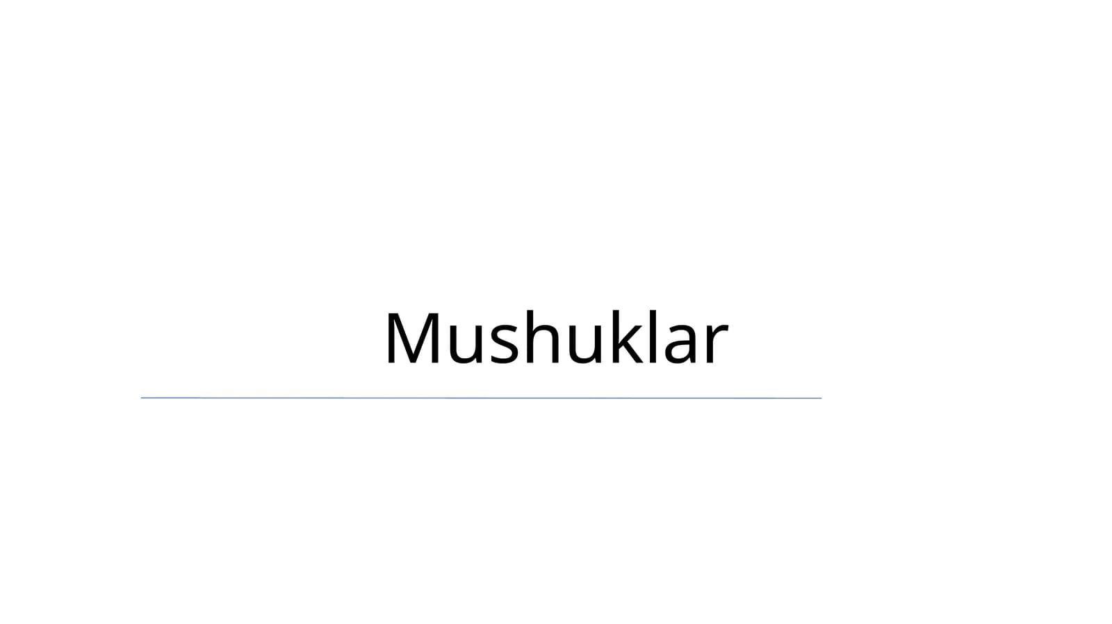Mushuklar