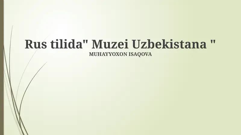 Xiva Muzeylari