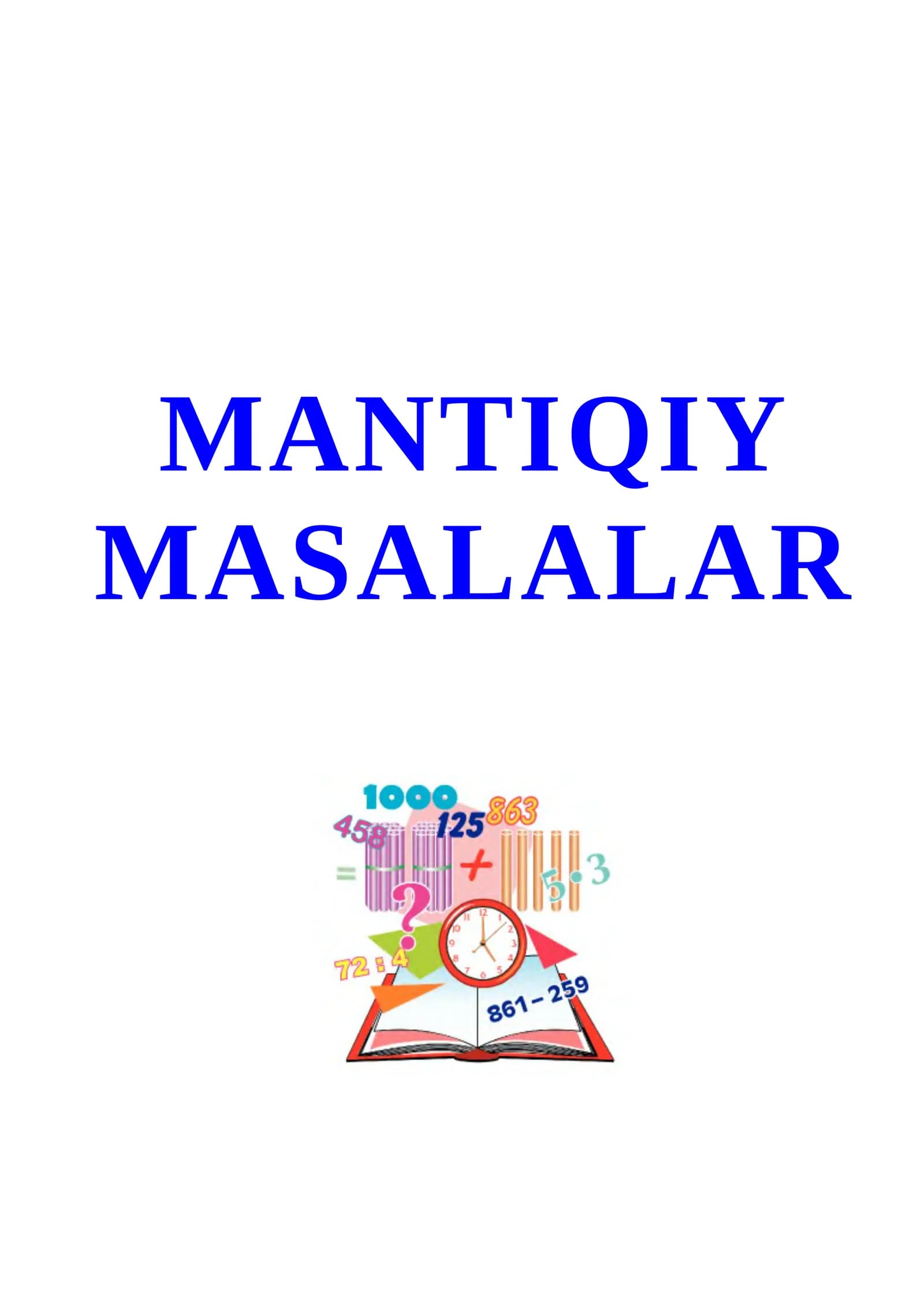 MANTIQIY MASALALAR