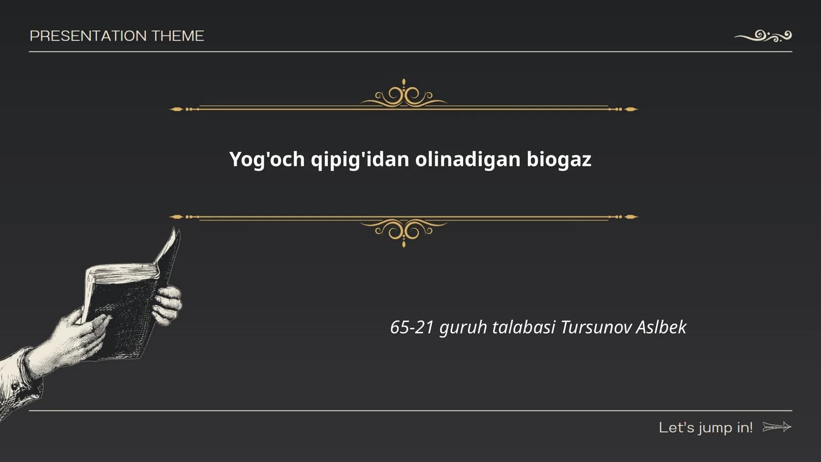 Yog'och qipig'idan olinadigan biogaz