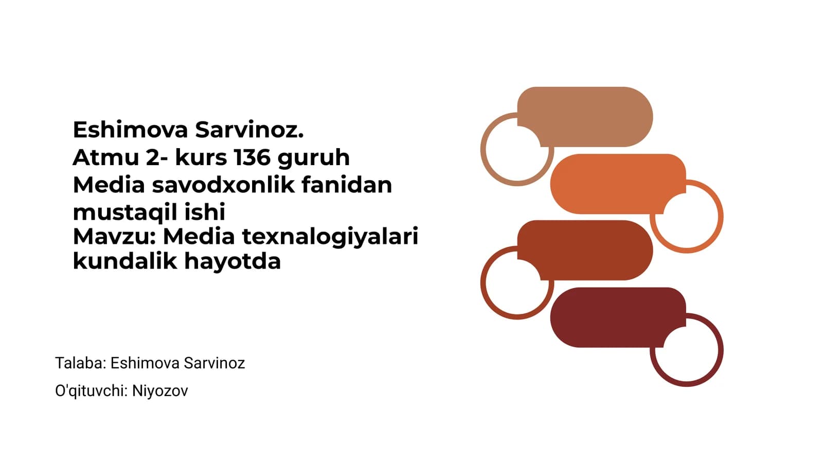 Media texnologiyalari kundalik hayotda