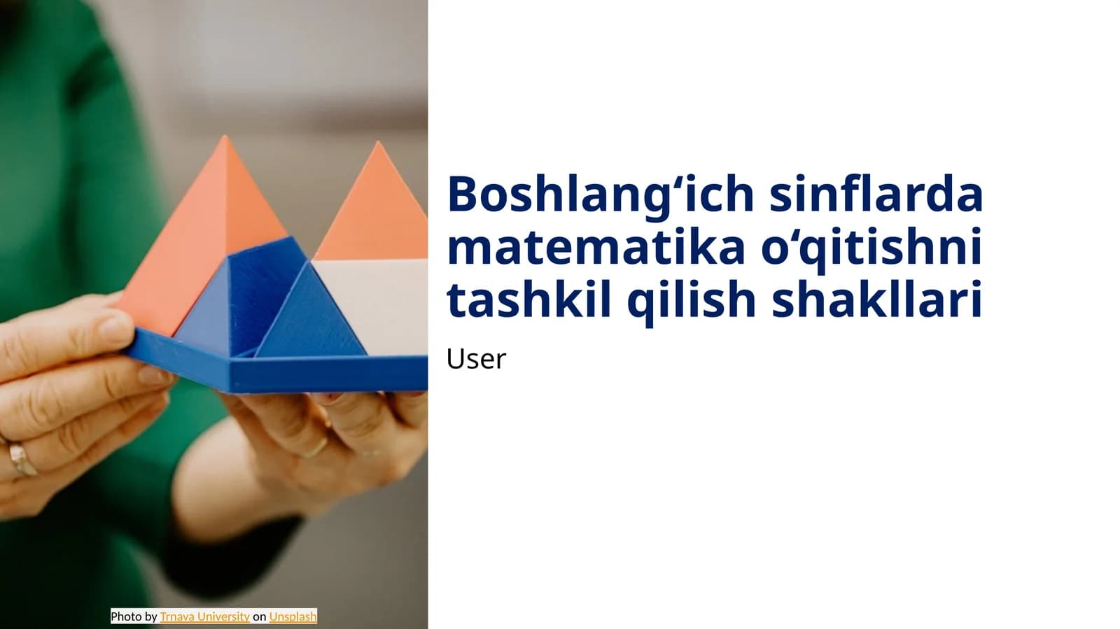 Boshlang‘ich sinflarda matematika o‘qitishni tashkil qilish shakllari
