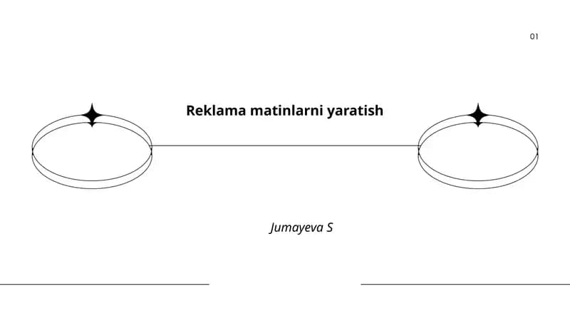 Reklama matinlarni yaratish