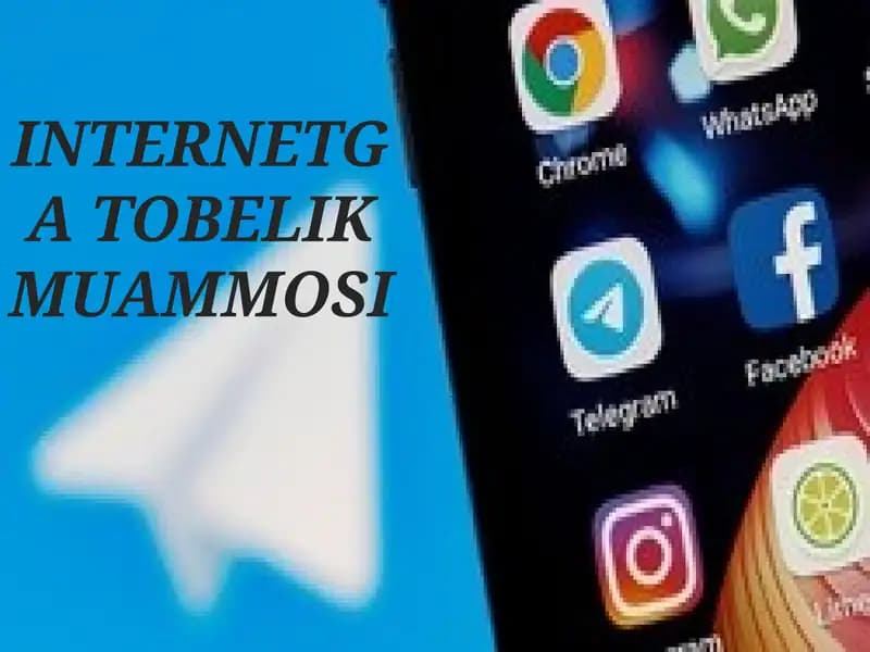INTERNETGA TOBELIK MUAMMOSI