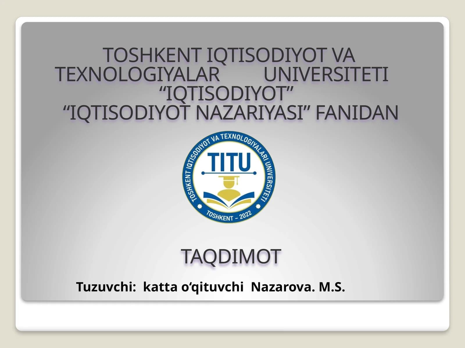 Merkantilizm va fizikokratlar