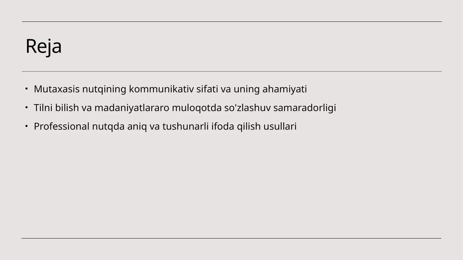 Mutaxasis nutqining kommunikativ sifati va uning ahamiyati